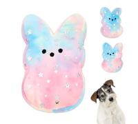 HILLBERRY 3 Pack Rainbow Star Plushie Toy for Dog Medium Plush Multi-Colored Soft Puppy Cute Pet Gift Set of 3