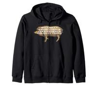Hillbilly Charcuterie it's a RedNeck Cold Cut Thing Red Neck Zip Hoodie