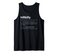 Hillbilly Definition Funny Noun Tank Top