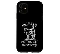 Hillbilly Motorcycle Cow-N-Socky Redneck Backwoods Case for iPhone 11