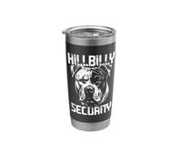 Hillbilly Security Pitbull American Redneck Tennessean Stainless Steel Insulated Tumbler