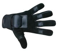 Hillbilly Wrist Guard Gloves - Full Finger (Black, Large)