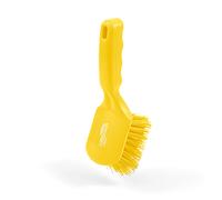 Hillbrush Short Handled Stiff Brush Yellow - 254mm