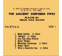 HILLEL ILKA RAVEH - The Ancient Shepherd Pipes