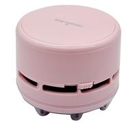 Hillento Mini Vacuum Cleaner, Portable Handheld Corless Tabletop Crumb Sweeper Desktop Multifunction Cleaning for Home Office Keyboard and Car, Pink
