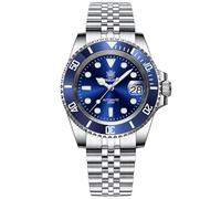HILLEO STEELDIVE NH35 Automatic Sapphire Water Ghost Mens Dive Watch 30ATM Water Resistant Sapphire Glass Watches (V 4)