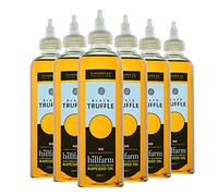 Hillfarm Black Truffle Extra Virgin Cold Pressed Rapeseed Oil - 6x 250ml Plastic Bottle - Suitable for Dressing Any Savoury Dish