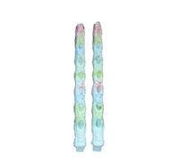 Hillfield® 2 Drip Candles Multi-Coloured
