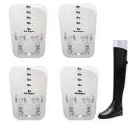 HILLHOME 2 Pairs 4 Sheets Boot Shapers Shaft Boots Tree 5 Sizes in one 8/10/12/14/16inch for Knee High Tall Boots Great Support Form Shaping Inserts for Womens and Mens Shoes