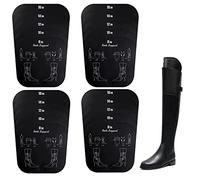 HILLHOME 2 Pairs 4 Sheets Boot Shapers Shaft Boots Tree 5 Sizes in one 8/10/12/14/16inch for Knee High Tall Boots Great Support Form Shaping Inserts for Womens and Mens Shoes
