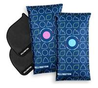 Hillington Car Dehumidifier Bag Reusable 1kg - 2-Pack Moisture Absorbers with Sticky Pads - Microwave Rechargeable, Condensation Absorbers for Windows - Reusable Dehumidifier Bags for Home and Cars