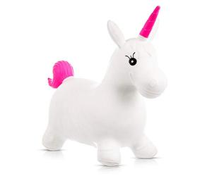 Hillington ® Children’s Inflatable Unicorn Space Hopper - Jumping Hopping Bouncer Toy For Kids - Outdoor & Indoor Animal Ride On Toy - With Pump Included - Great Fun for Kids Bouncing