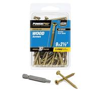 Hillman 42481 Power Pro Premium Exterior Wood Screw, 9 X 2 1/2-Inch, Pack of 1 (50ps)