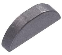 Hillman 820 Woodruff Key 3/16 x 3/4 in. 14-Pack,Gray