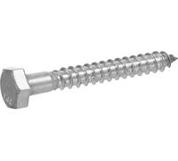 Hillman 964615 1/2 x 8-Inch Stainless Steel Hex Lag Screws, 10-Pack