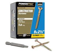 Hillman Available 48594 Power Pro Premium Exterior Wood Screw