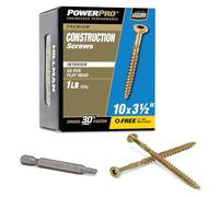 Hillman Available 48594 Power Pro Premium Exterior Wood Screw