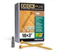 HILLMAN FASTENERS 48418 LB 3x10 Tan Deck Screw