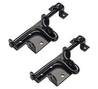 HILLMASTER Heavy Duty Slide Bolt Gate Latch with Padlock Hole, Sliding Bolt Gate Lock Door Latches Hardware for Wooden Fences Barn Doors, 2 Pack