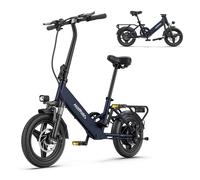 HillMiles Mile1 Foldable E-Bike 250W 10.4Ah,Blue