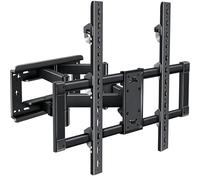 HILLPORT 85 86 90 98 Full Motion TV Wall Bracket for 55-100 Inch Television LED, Dual Articulating Arms Heavy Duty Mount, Swivel Tilt up to 80kg(176 lbs) Max VESA 800x600mm DY999