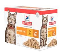 Hills Science Plan Adult Light Pouches Wet Cat Food Favourite Selection 85g x 72