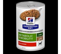 Hill's Prescription Diet Metabolic + Mobility Dog Food Cans - 12 x 370g Cans