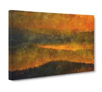 Hills in Tuscany Italy Canvas Print | Gallery Wrapped 30mm Frame Wall Art | 30x20 inches | Ready to Hang | Abstract Landscape Picture | Living Room Bedroom Lounge Office