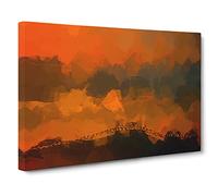 Hills In Tuscany Italy Canvas Print | Gallery Wrapped 30mm Frame Wall Art | 30x20 inches | Ready to Hang | Modern Landscape Picture | Living Room Bedroom Lounge Office