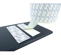 Hills Number Plate Adhesive Pad with Double Sided Sticky Stripes in Pack of 8