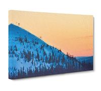 Hills Of Trysil Norway Canvas Print | Gallery Wrapped 30mm Frame Wall Art | 30x20 inches | Ready to Hang | Modern Landscape Picture | Living Room Bedroom Lounge Office