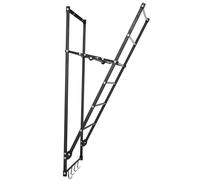 Hills Premium over the Door Airer - steel drying rack, space-saving indoor solution, Black