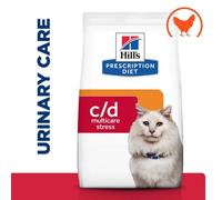 Hill's Prescription Diet c/d Urinary Stress Cat Food - Chicken Dry - 1.5kg Bag