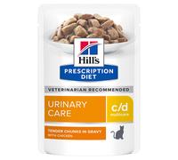 Hill's Prescription Diet Feline c/d Multicare Urinary Care - Chicken - Saver Pack: 24 x 85g