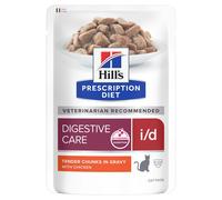 Hills Prescription Diet ID Digestive Care Cat Food Pouches 85g x 12 Chicken