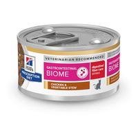 Hill's Prescription Diet Gastrointestinal Biome Digestive/Fiber Care Chicken & Vegetable Stew Wet Cat Food, Veterinary Diet, 2.9 oz. Cans, 24-Pack