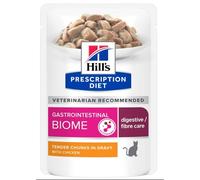 Hill's Prescription Diet Gastrointestinal Biome Wet Cat Food Pouches 12 x 85g