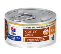 Hills Prescription Diet k/d Kidney Care Stew Cat Food 24x82g Can
