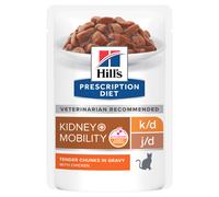 Hills Prescription Diet k/d Mobility Cat Pouch 12x85g Pouch