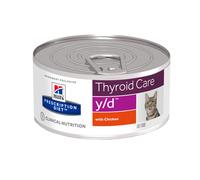 Hill's Prescription Diet y/d Thyroid Care Cat Food - 24 x 156g Cans