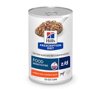 HILL'S Prescription Diet Z/D Skin/Food Sensitivities Wet Dog Food, Veterinary Diet, 13 oz. Cans, 12-Pack