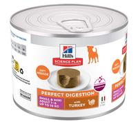 Hill's Science Plan Adult 1 - 6 Perfect Digestion Small & Mini Mousse - Saver Pack: Turkey (24 x 200g)