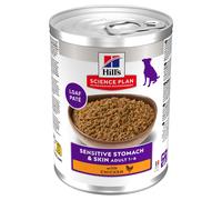 Hill's Science Plan Adult Sensitive Stomach & Skin - Chicken (12 x 370g)