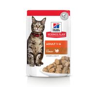 Hill's Science Plan Adult Pouches - Turkey - Multibuy: 48 x 85g
