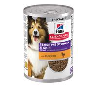 Hill's Science Plan Adult Sensitive Stomach & Skin - Chicken (12 x 370g)