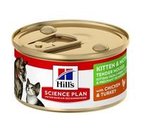 Hill's Science Plan Kitten and Mother Tender Mousse with Chicken and Turkey - 24 x 85g