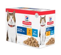 Hill's Science Plan Mature Adult 7+ - Saver Pack: Favourite Selection (48 x 85g)