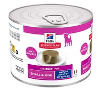 Hill's Science Plan Mature Small & Mini Mousse - Multibuy: Beef (24 x 200g)