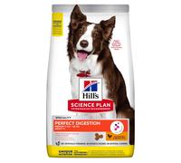 Hills Science Plan Perfect Digestion Chicken & Rice Dry Medium Adult Dog Food 14kg