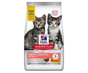 Hill's Science Plan Perfect Digestion Kitten Dry Food with Chicken and Brown Rice - 1.5kg